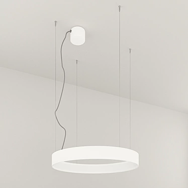 Verdi Pendant LED Light - Modern Metal Fixture 3D model image 1 