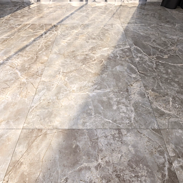 Luxury Marble Flooring: HD Textures 3D model image 1 