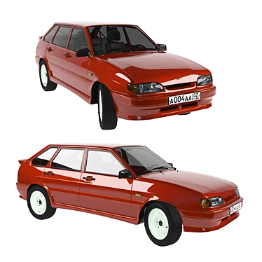 VAZ 2114: Reliable Hatchback for Versatile Driving 3D model image 1 