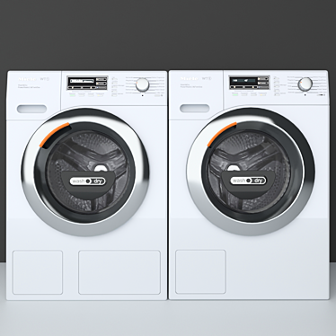 Miele WTH 130 and WTF 130 Bundle 3D model image 1 