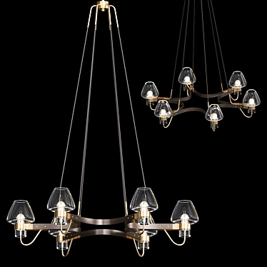 Sleek De_Sousa Lighting Fixture 3D model image 1 