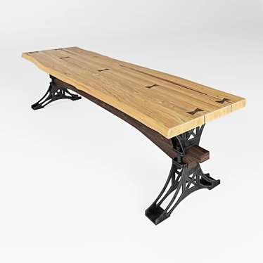 Skandinawe A-STEPHENSON Dining Table 3D model image 1 