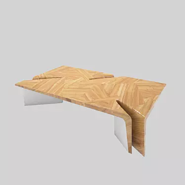 Title: Scandinavian Style Dining Table - ARTENZA 3D model image 1 