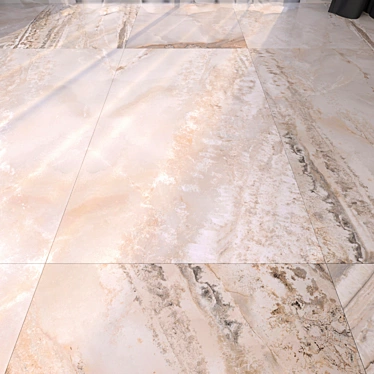 Luxury Marble Floor Tiles 3D model image 1 