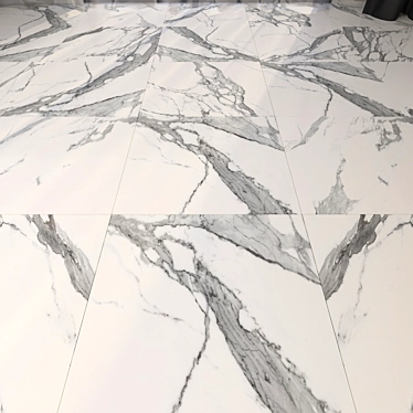 Luxury Marble Floor Tiles 3D model image 1 