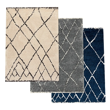 Rabisco Carpet: Stylish Texture Options 3D model image 1 
