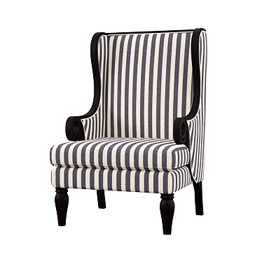 Elevate Your Space: Mortimer Wingback 3D model image 1 