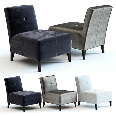 Nevada Armchair: High-Detailed 3D Model 3D model image 1 