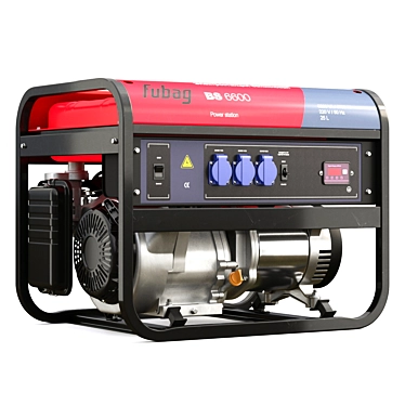 Powerful Gasoline Generator: Fubag BS 6600 3D model image 1 