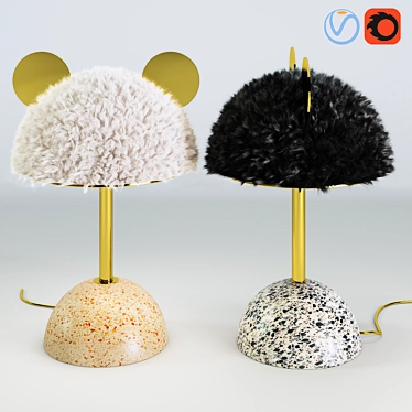 Modern Minos Table Lamps: Elegant and Stylish 3D model image 1 