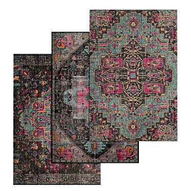 Title: Luxury Carpet Set 23 3D model image 1 