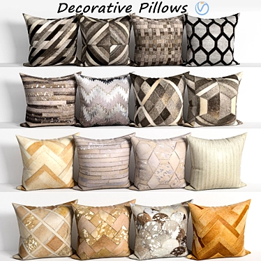 Rockford Decorative Pillows Set 3D model image 1 