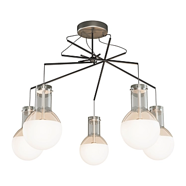 Elegant Marco Chandelier: Odeon Light 3D model image 1 