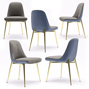 Ulivi Salotti Felix Chair: Elegant and Comfortable 3D model image 1 