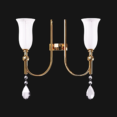 Newport Viasti 4802/A Sconce: versatile and stylish lighting option 3D model image 1 