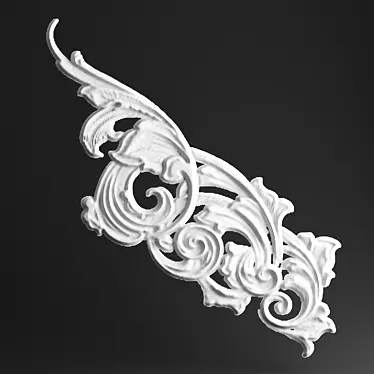 Elegant 8: Russian-inspired Ornament 3D model image 1 