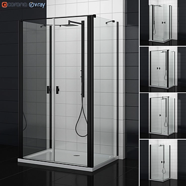 Radaway Showers | NES 2: Sleek and Stylish Designs 3D model image 1 