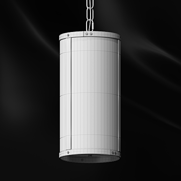 Loft Grid Lamp: Modern Lighting Solution 3D model image 1 