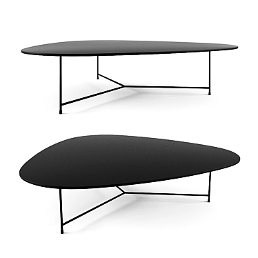 Sleek Air Big Coffee Table 3D model image 1 