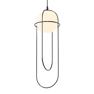 Sleek Pendant Lamp: Lampatron ASCENT 3D model image 1 