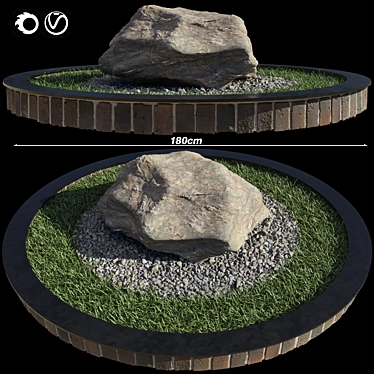 Elegant Garden Decor Solution 3D model image 1 