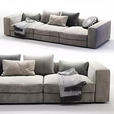 Stylish Lema SNAP Sofa 3D model image 1 