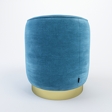 Padded Footrest Ottoman 3D model image 1 