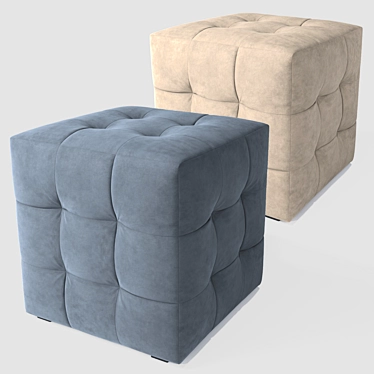 Title: Versatile Pouf Ottoman - Poof Hoff PF-1 3D model image 1 