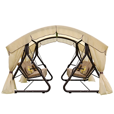 Relax in Style with ARNO-WERK Garden Swings 3D model image 1 