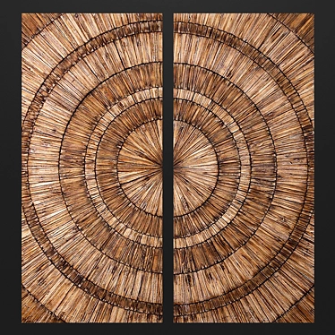 Lanciano Wood Wall Art: Set of 2 3D model image 1 