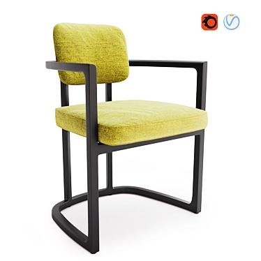 Elegant Serena Chair: Timeless Beauty 3D model image 1 