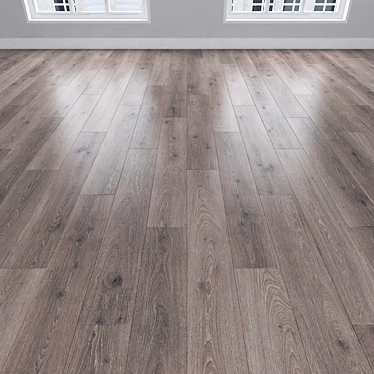 Versatile Parquet Oak Flooring 3D model image 1 