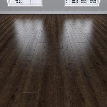 Parquet Oak: Herringbone, Linear, Chevron 3D model image 1 