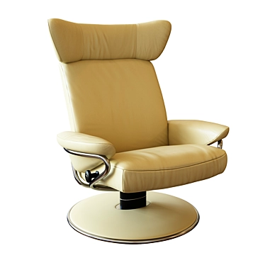 Ultimate Stressless Jazz Recliner 3D model image 1 