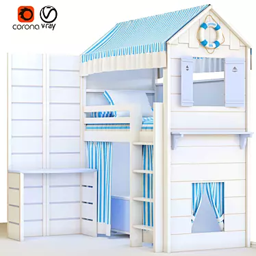 Playful KidsRoom-49: Interactive 3D Model 3D model image 1 