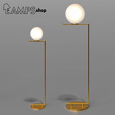 Cosmic Glow Lamp Stick 3D model image 1 