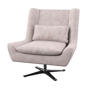 Swivel Lounge Chair: Aarav Capone 3D model image 1 