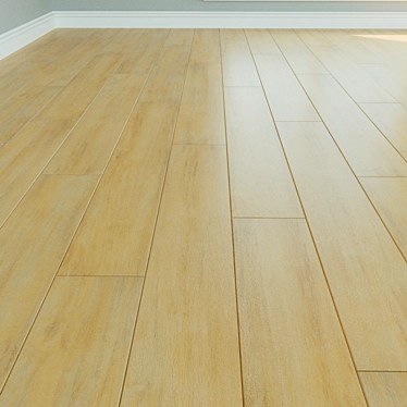 Natural Wood Laminate Flooring 3D model image 1 