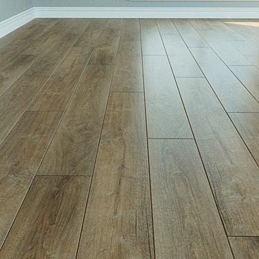 Natural Wood Laminate Flooring 3D model image 1 