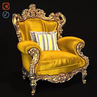 Elegant Varie Classic Chair 3D model image 1 