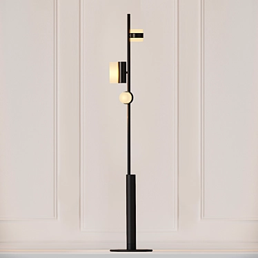 Contemporary Design Floor Lamp by Studio Truly Truly 3D model image 1 