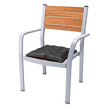 IKEA SJALLAND Chair: Stylish Comfort 3D model image 1 