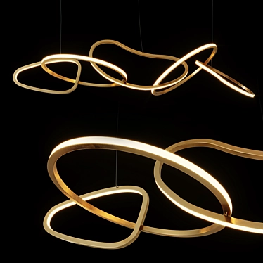 Versatile Unity LED Pendant 3D model image 1 