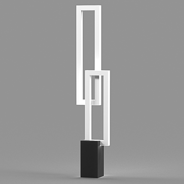 Mantra MURAL Table Lamp: Modern, Sleek Design 3D model image 1 
