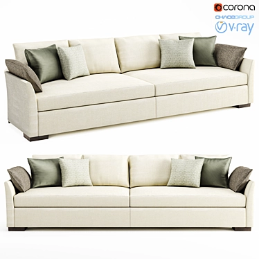 Luxurious Villa Sofa by Holly Hunt 3D model image 1 