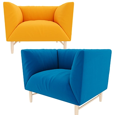 Copla Chair: The Perfect Blend of Style and Comfort 3D model image 1 
