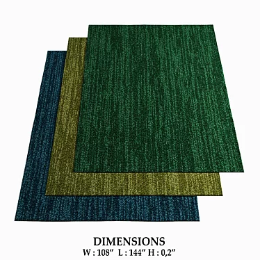 Vorwerk Rugs_525: Superior Sonic Collection 3D model image 1 