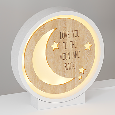 Lunar Glow Night Light 3D model image 1 