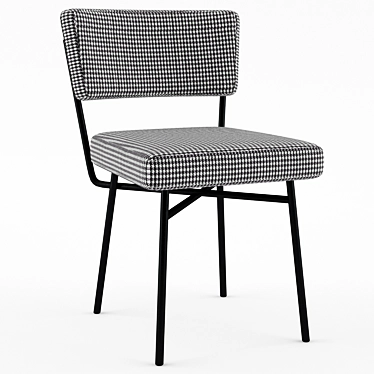 Modern Elettra Armchair: Sleek and Stylish 3D model image 1 