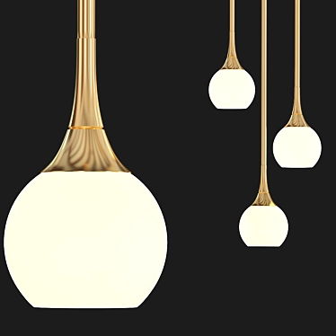 Stylish Illumination: George Kovacs Chandeliers 3D model image 1 